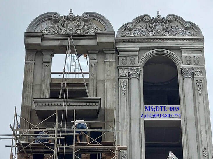 Báo giá thi công phào chỉ ngoại thất DTL003